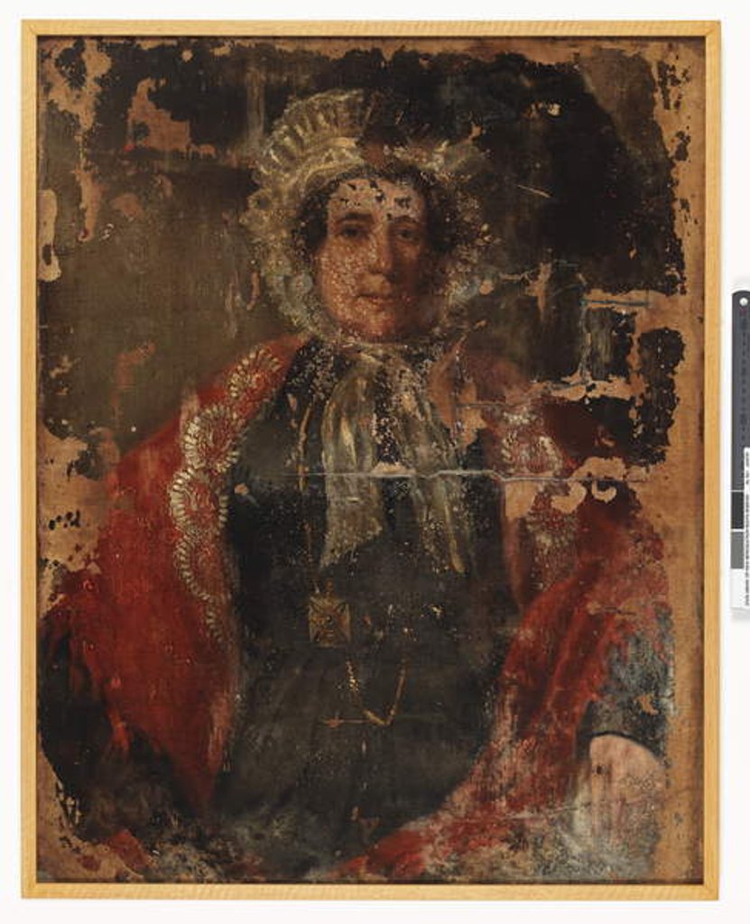 Detail of Portrait of Winefred Redmond, 1841 by Maurice Felton