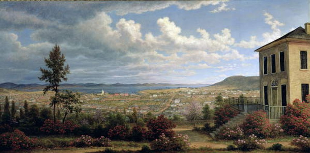 Detail of Hobart Town, c.1832 by John Glover