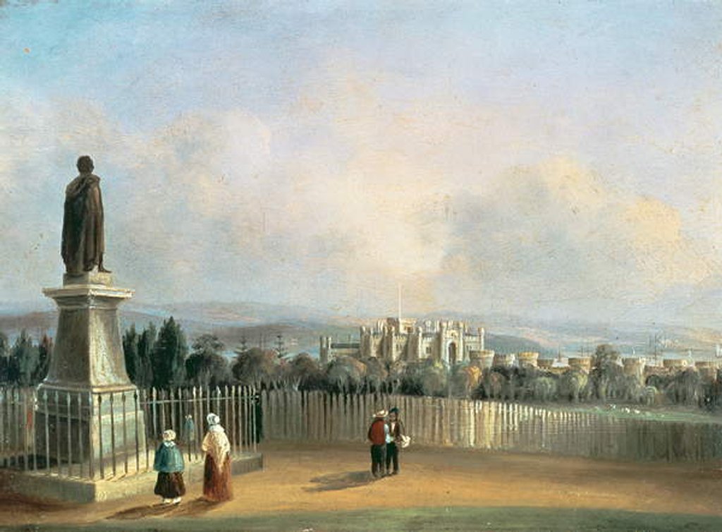 Detail of View of Old Government House, Sydney, c.1843-60 by George Edward Peacock