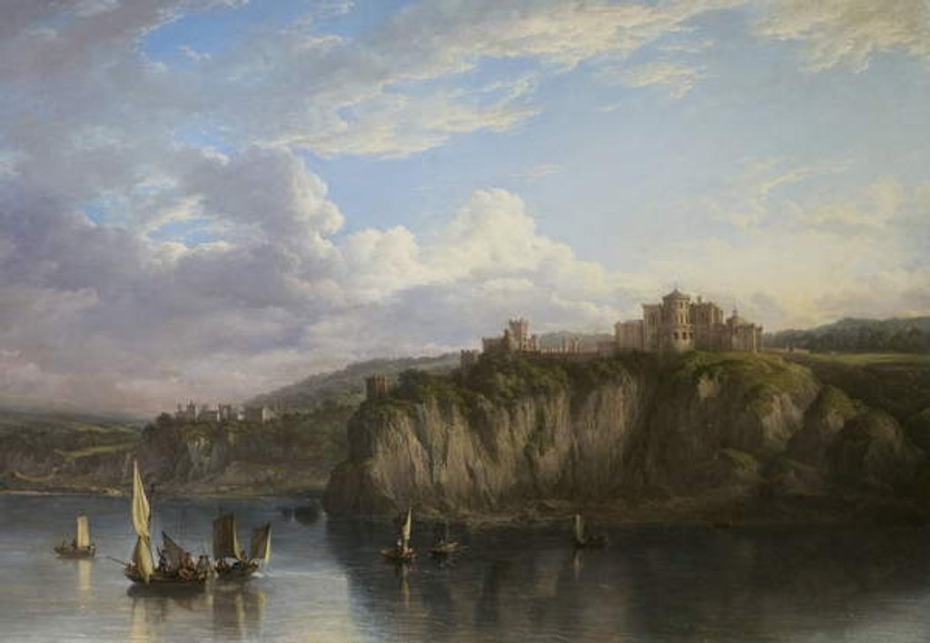 Detail of Culzean Castle from the Sea, c.1816 by Alexander Nasmyth
