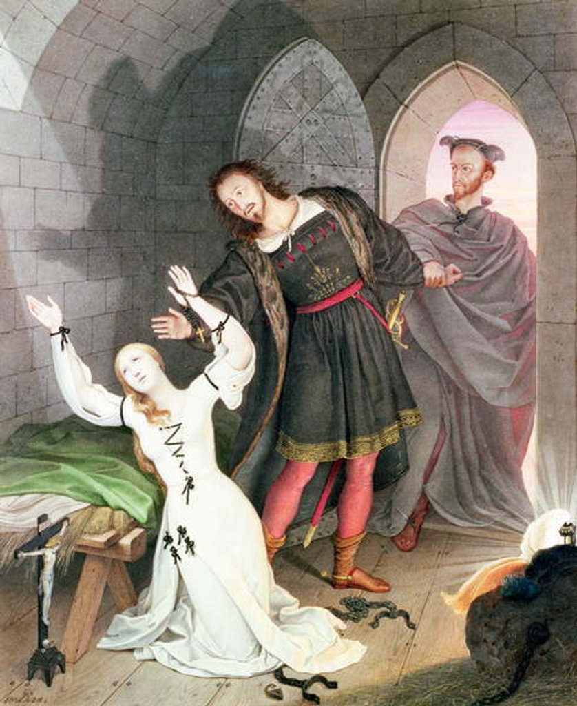 Detail of Faust, 1828 by Ludwig Ferdinand Schnorr von Carolsfeld