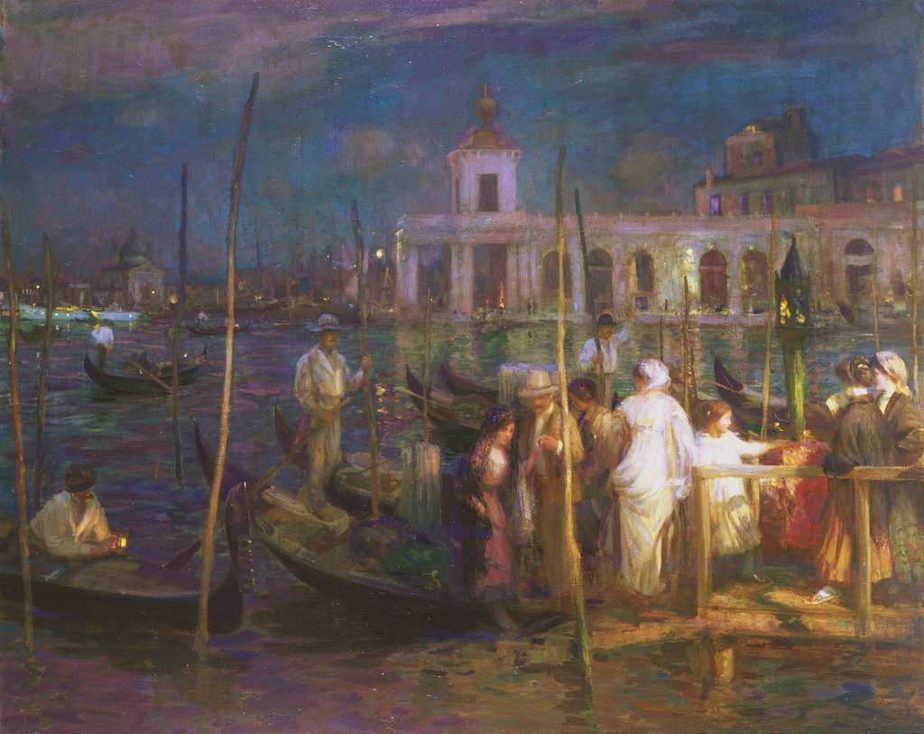 Detail of An Evening in Venice, c.1910 by Charles Hodge Mackie