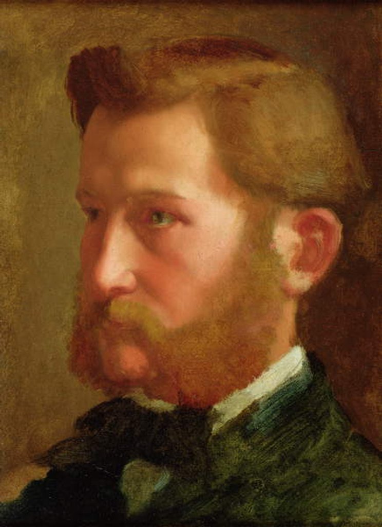 Detail of Portrait of Paul Vapincon, c.1868 by Edgar Degas