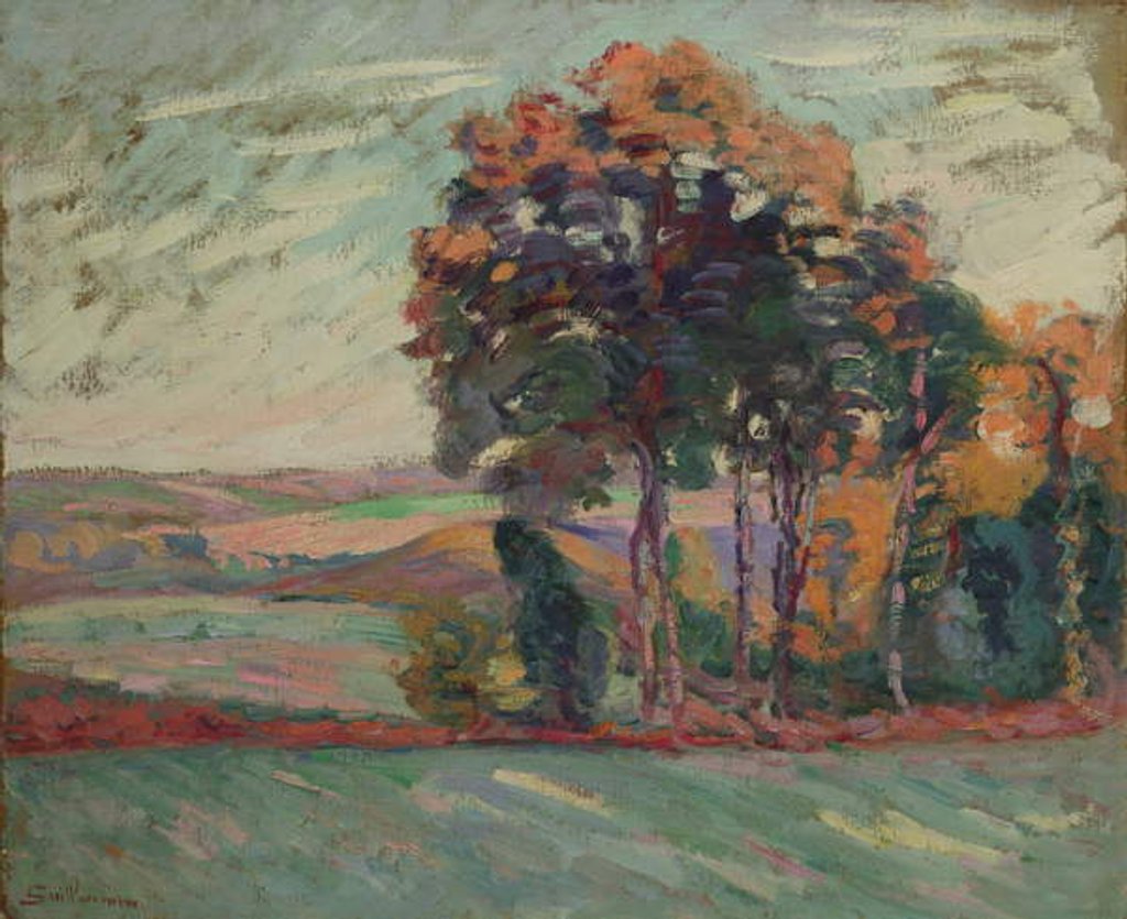 Detail of The Creuse by Jean Baptiste Armand Guillaumin