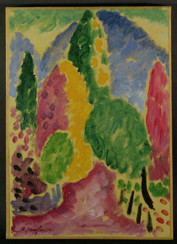 Detail of Variation, 1914 by Alexej von Jawlensky