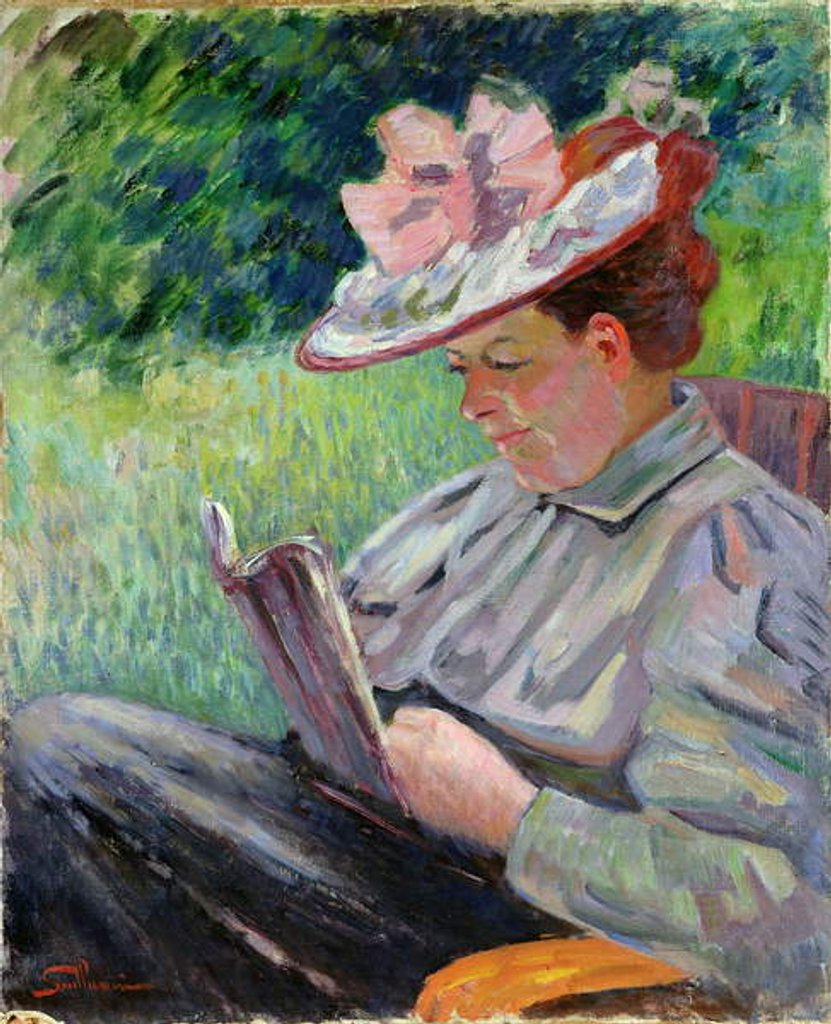 Detail of Madame Guillaumin, c.1895 by Jean Baptiste Armand Guillaumin