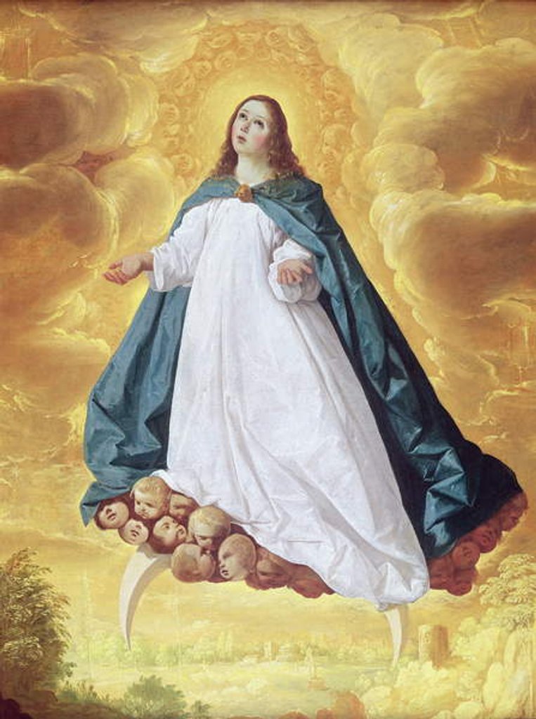 Detail of The Immaculate Conception, c.1628-30 by Francisco de Zurbaran