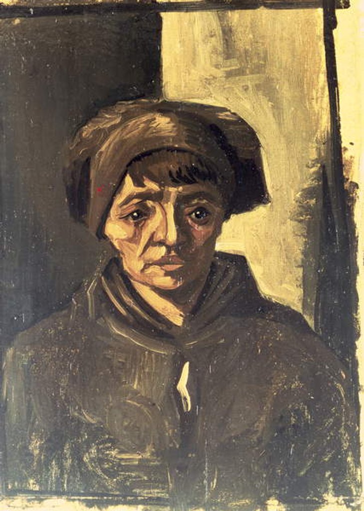 Detail of Bust of a Peasant, 1884 by Vincent van Gogh