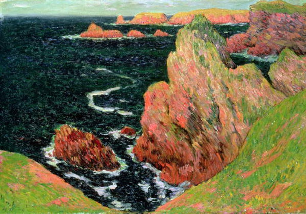 Detail of Belle Ile by Henry Moret