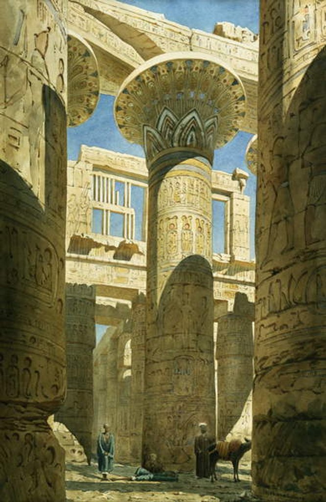 Detail of Karnak, c.1866 by Richard Phene Spiers