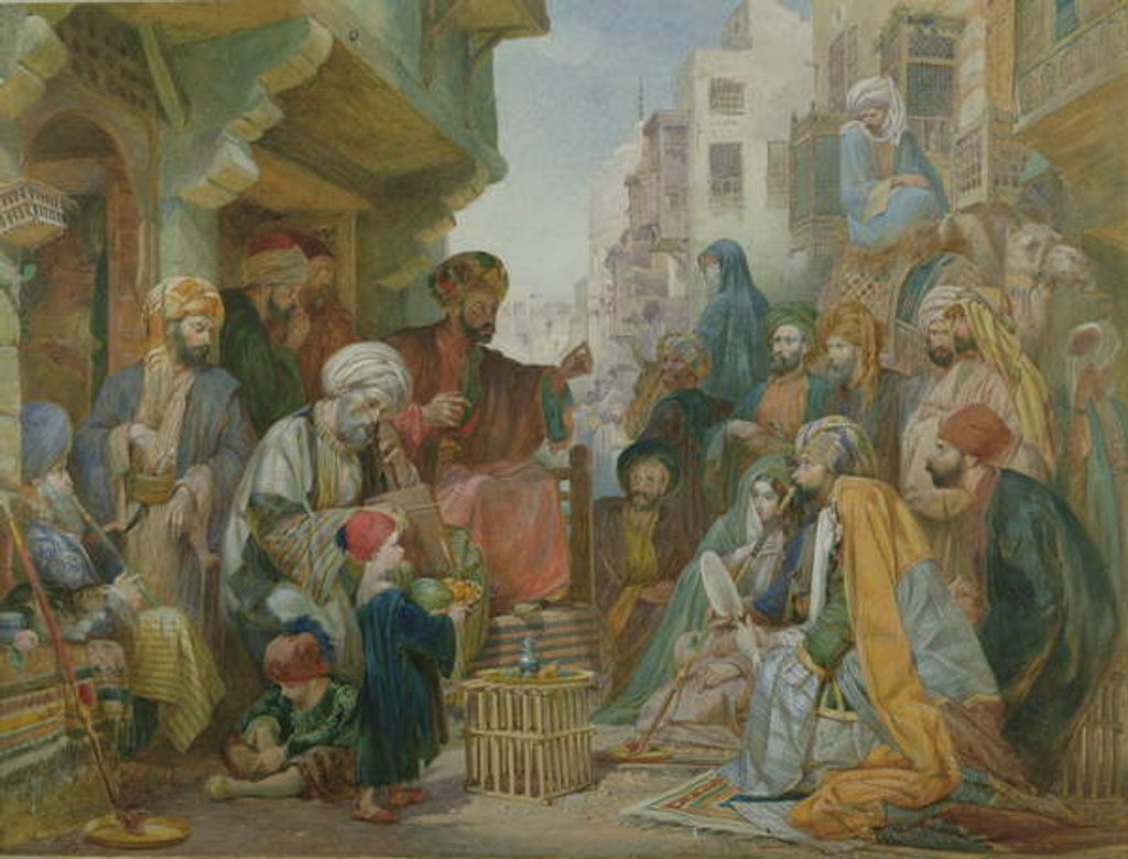 Detail of A Street in Cairo by John Frederick Lewis