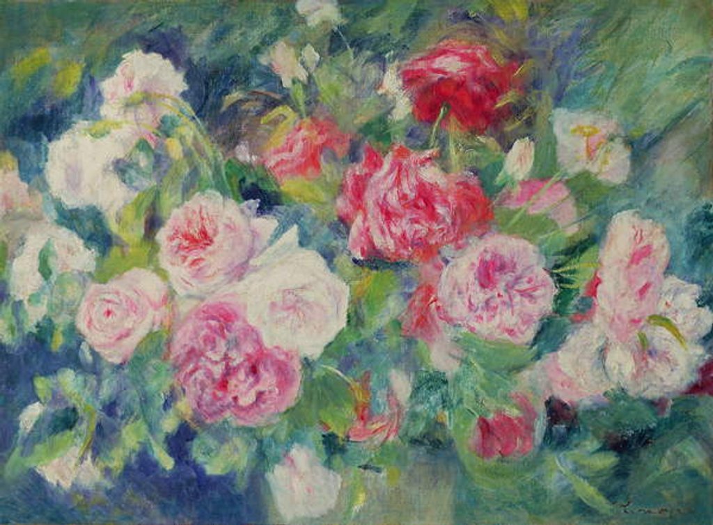 Detail of Roses, c.1885 by Pierre Auguste Renoir