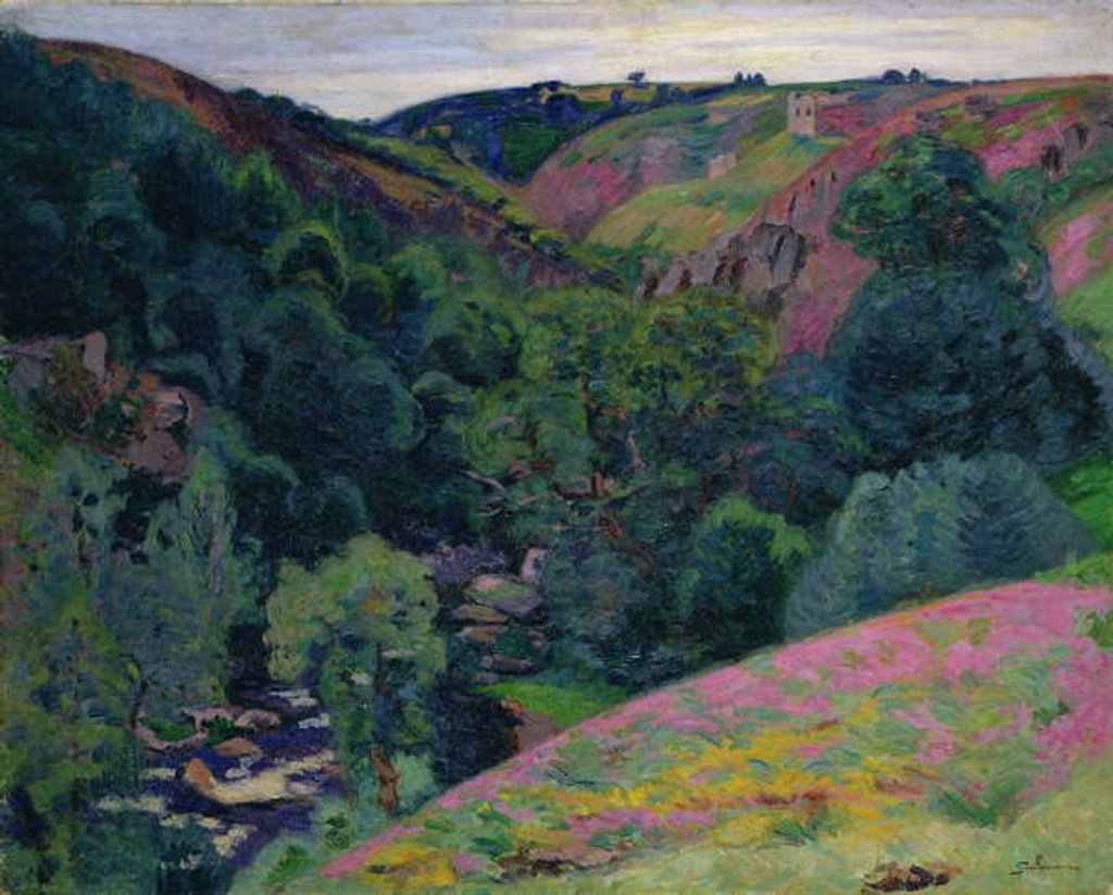 Detail of The Valley of the Sedelle, 1897 by Jean Baptiste Armand Guillaumin