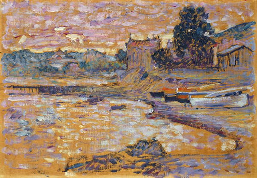 Detail of Le Lavandou, c.1908-09 by Henri-Edmond Cross