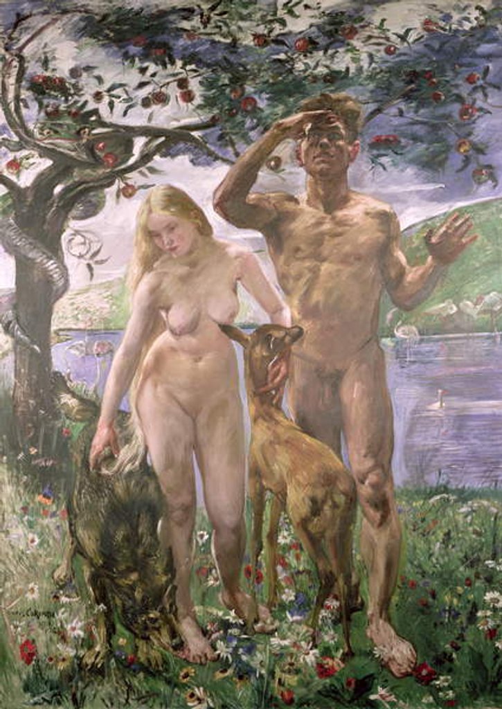 Detail of Paradise, 1911-12 by Lovis Corinth