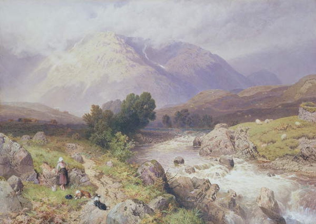 Detail of Highland Scene near Dalmally, Argyll by Myles Birket Foster