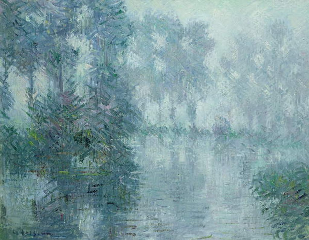 Detail of The Banks of the Eure by Gustave Loiseau