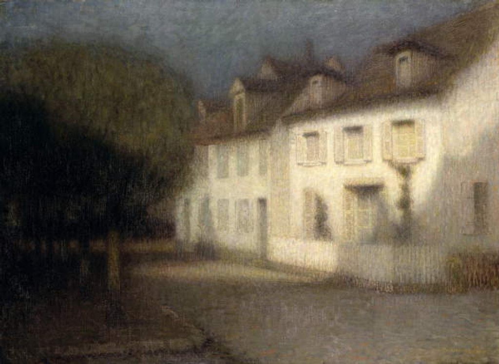 Detail of The House, 1900 by Henri Eugene Augustin Le Sidaner