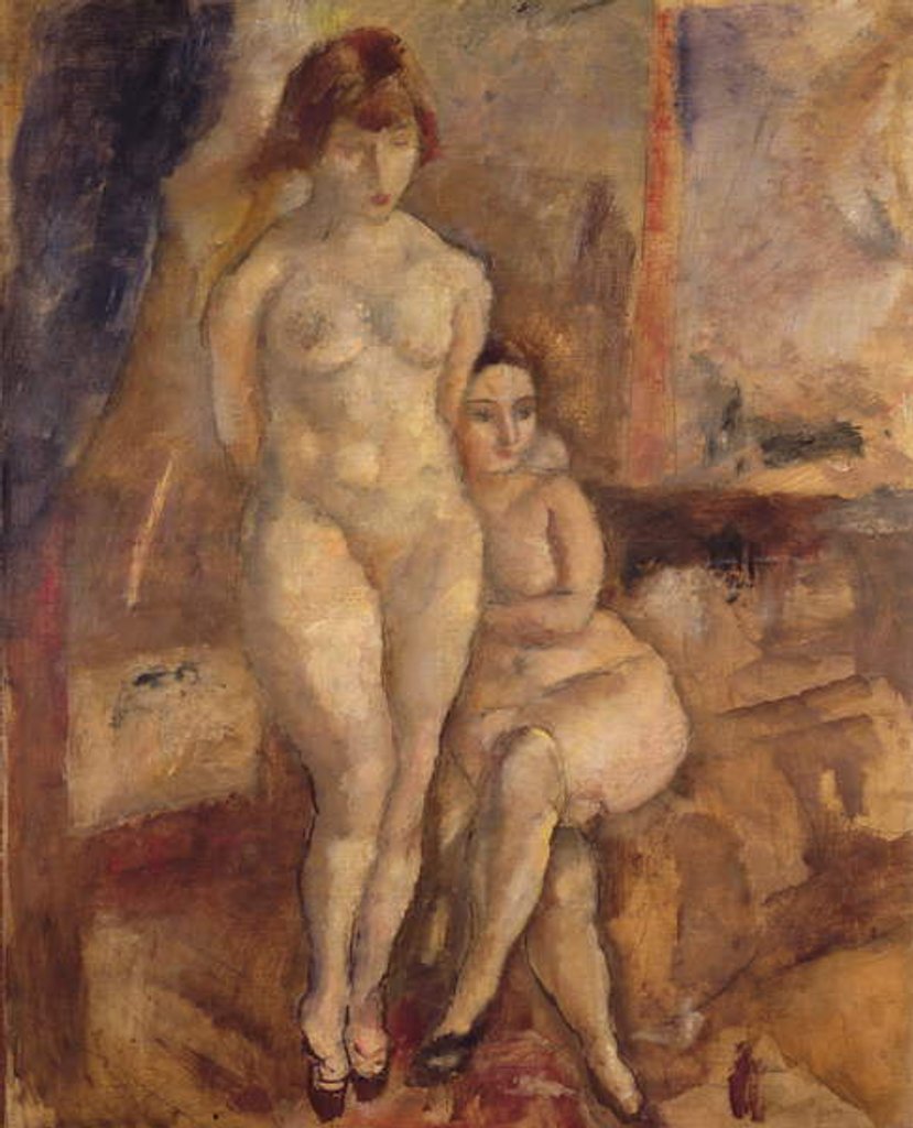 Detail of The Two Models, c.1928 by Jules Pascin