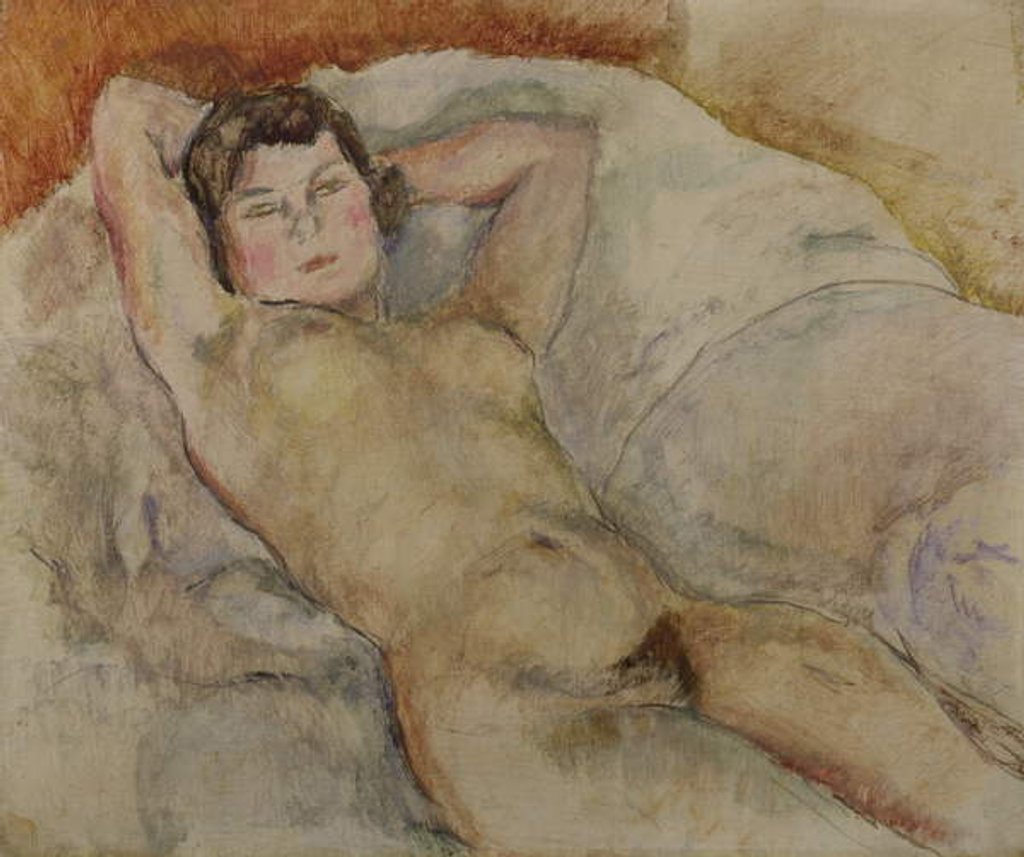 Detail of Reclining Nude, c.1909 by Jules Pascin