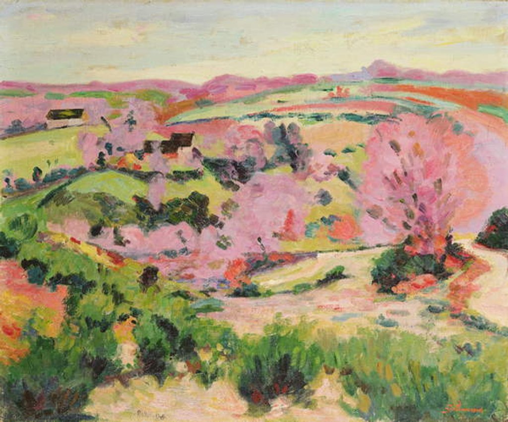 Detail of Valley of the Sedelle, 1916 by Jean Baptiste Armand Guillaumin