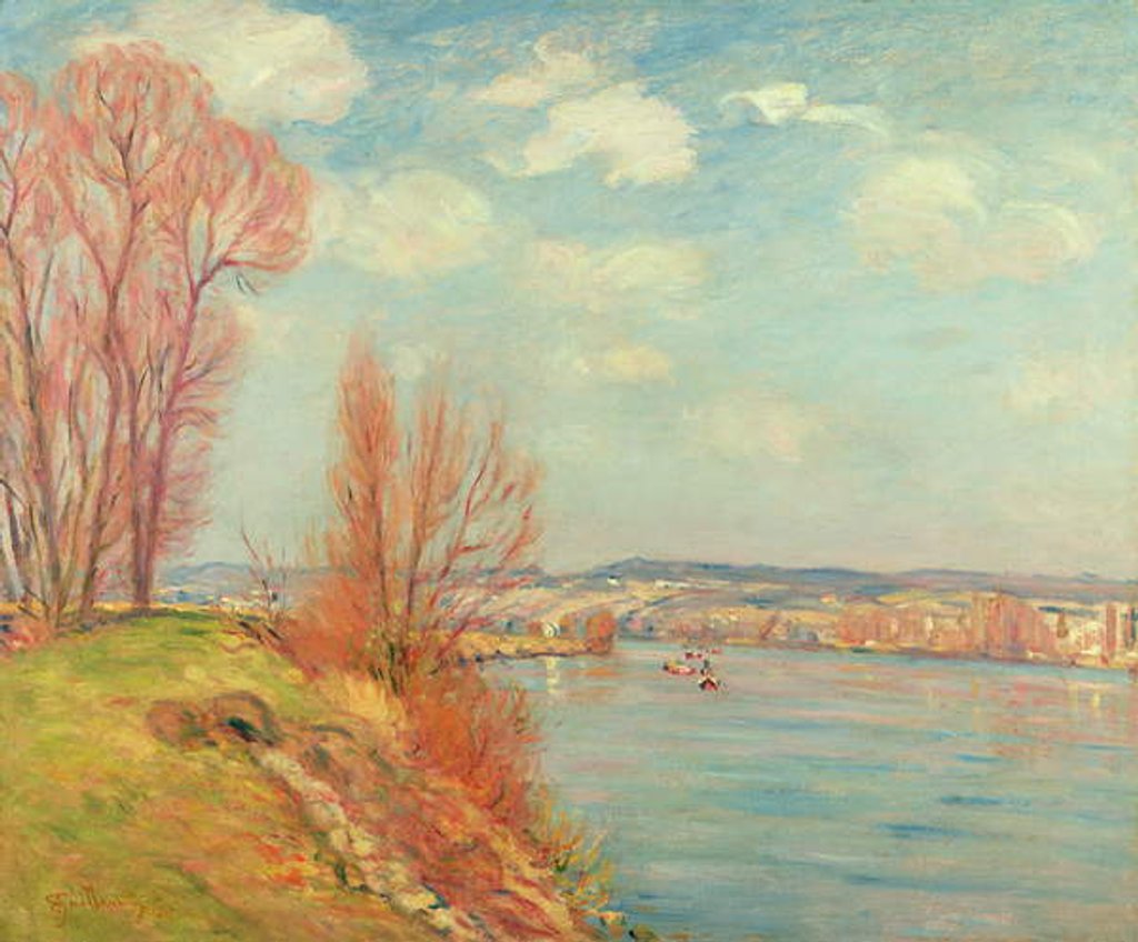 Detail of The Bay and the River, 1901 by Jean Baptiste Armand Guillaumin