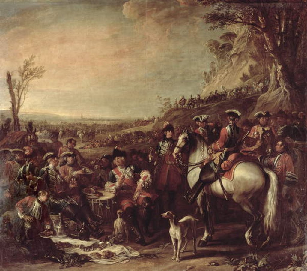 Detail of Mounted Dragoons of the King's Household, 1737 by Charles Parrocel