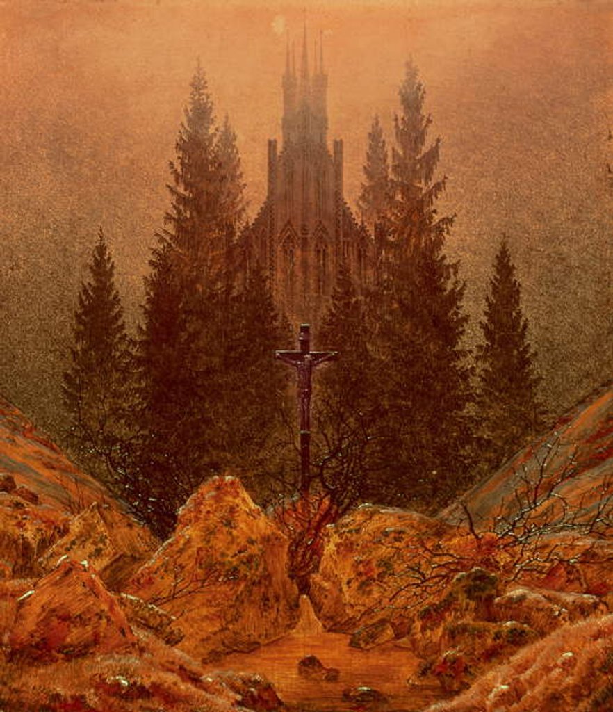 Detail of The Cross in the Mountains, 1812 by Caspar David Friedrich