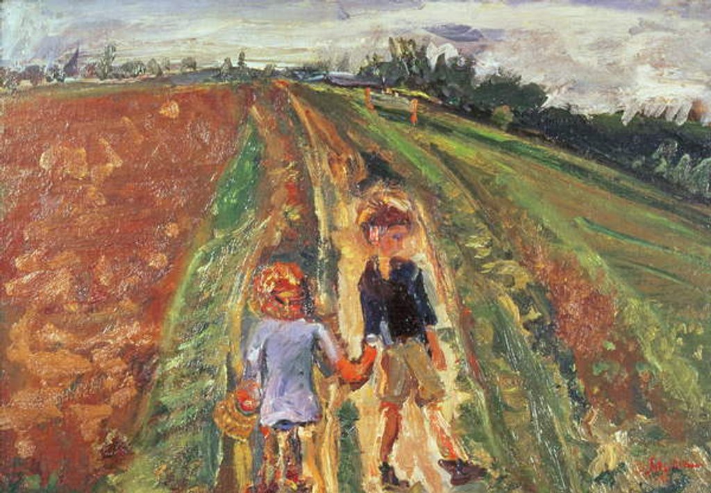 Detail of Two Children on a Road, 1939 by Chaim Soutine