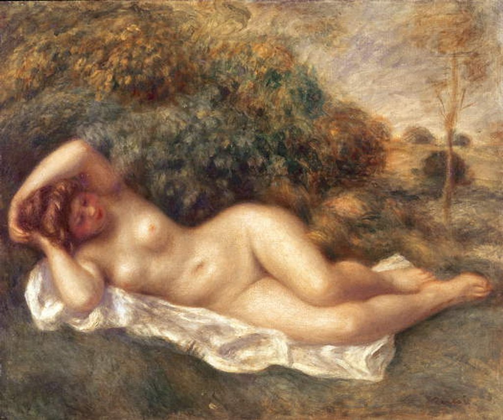 Detail of Nude, c.1887 by Pierre Auguste Renoir