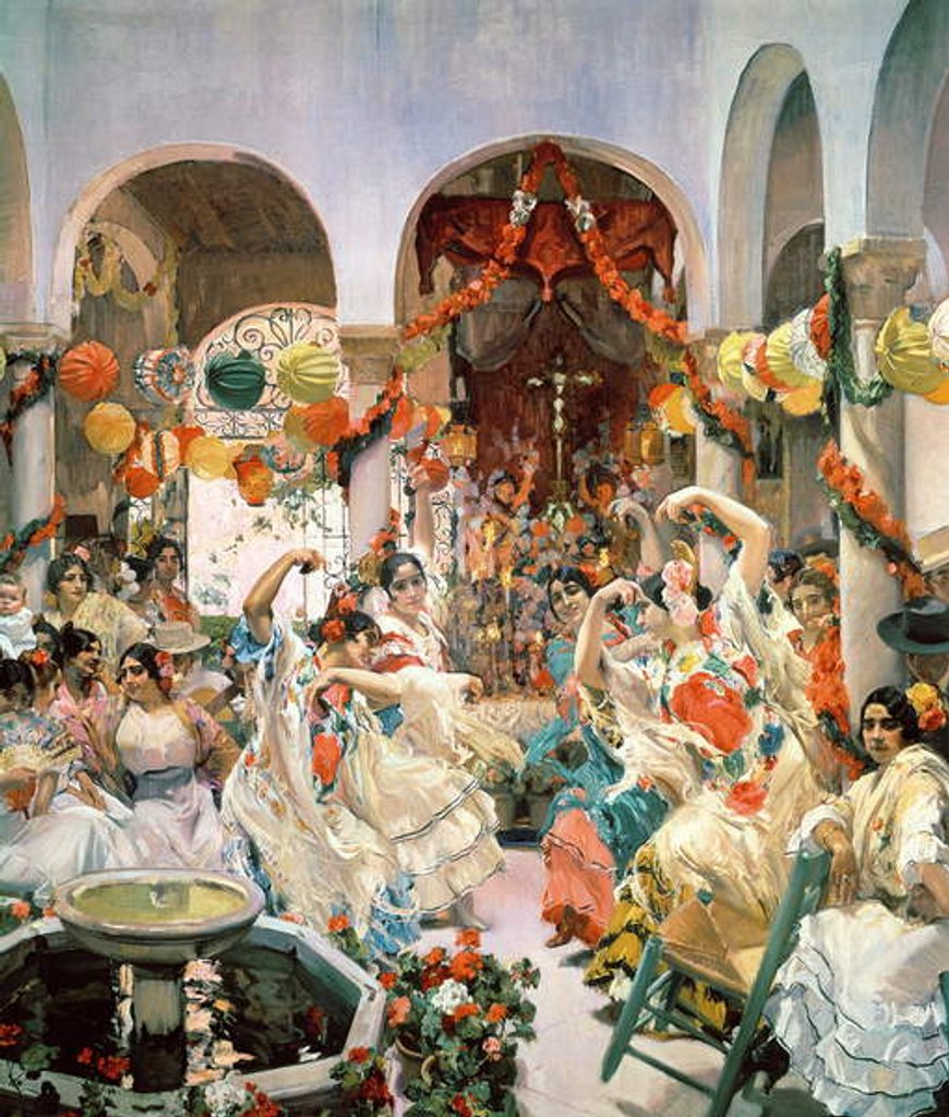 Detail of Seville by Joaquin Sorolla y Bastida