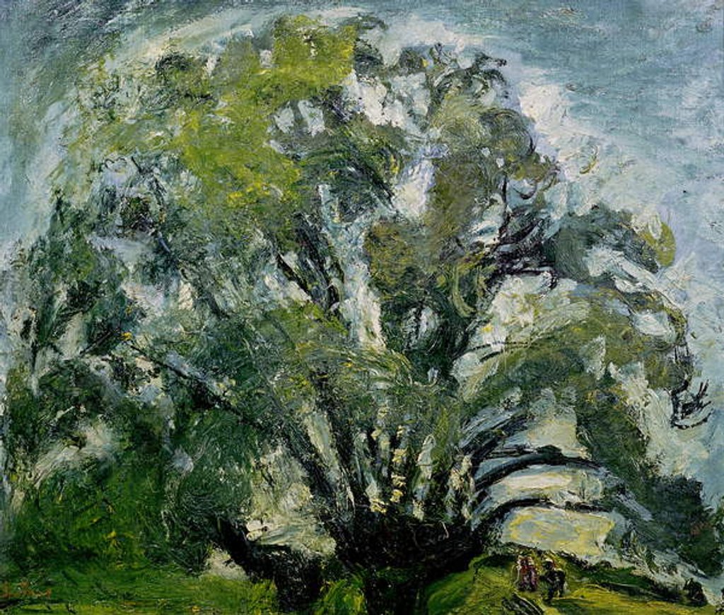 Detail of The Oak Tree, c.1914 by Chaim Soutine
