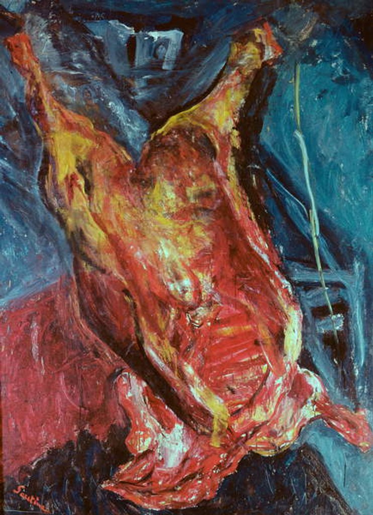 Detail of Beef Carcass by Chaim Soutine
