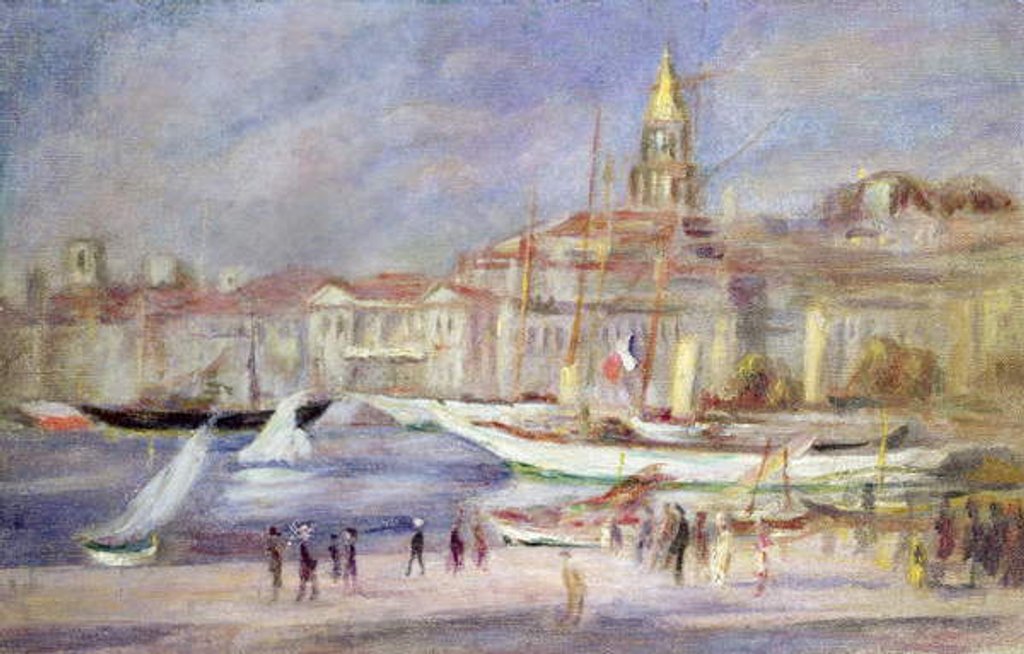 Detail of The Old Port of Marseilles, c.1912 by Pierre Auguste Renoir