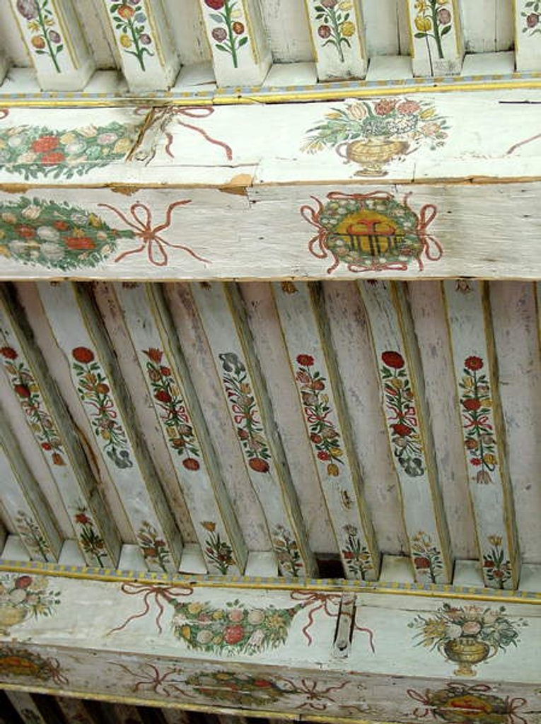 Detail of Wooden Beams, Chateau d'Oiron, Loire Valley by School French