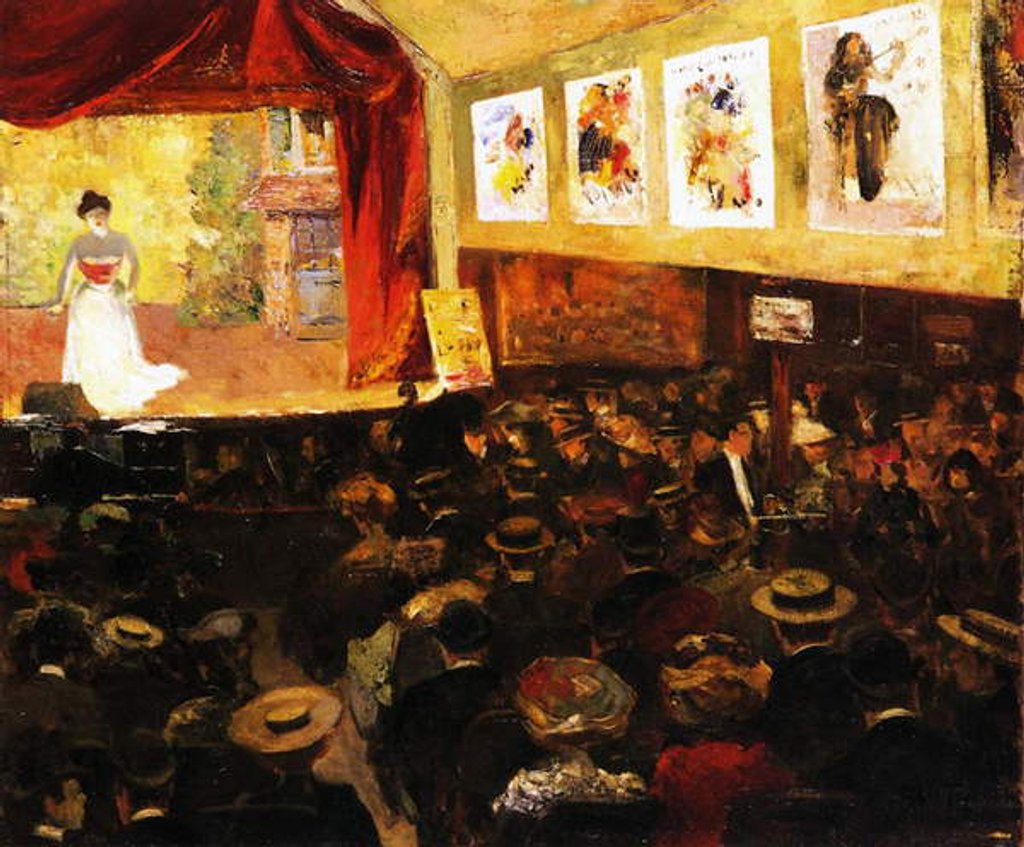Detail of The Cafe-Concert, c.1904 by Louis Abel-Truchet
