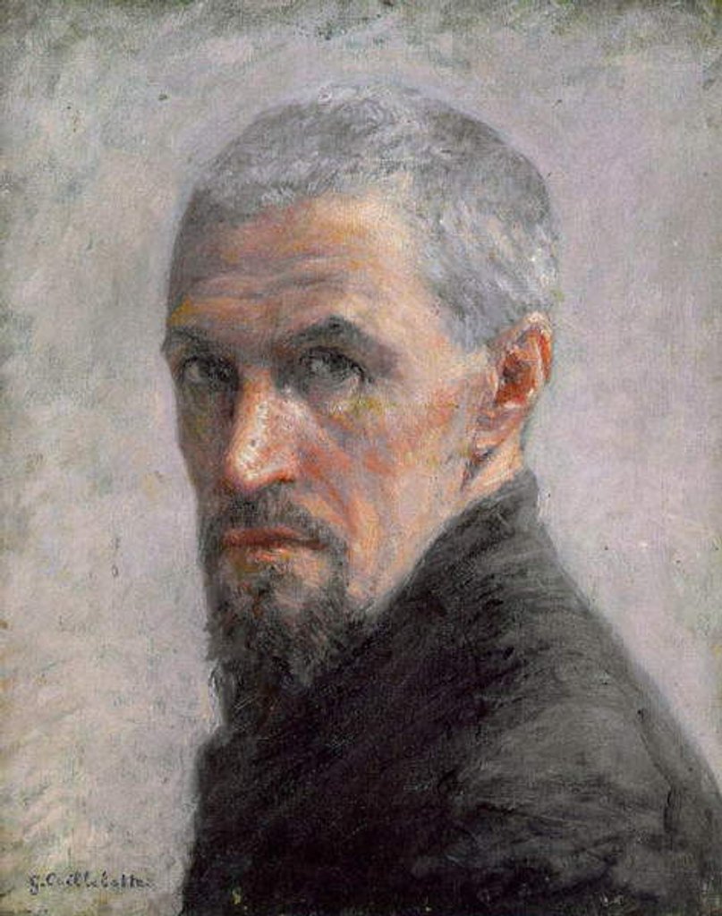 Detail of Self Portrait, c.1889 by Gustave Caillebotte