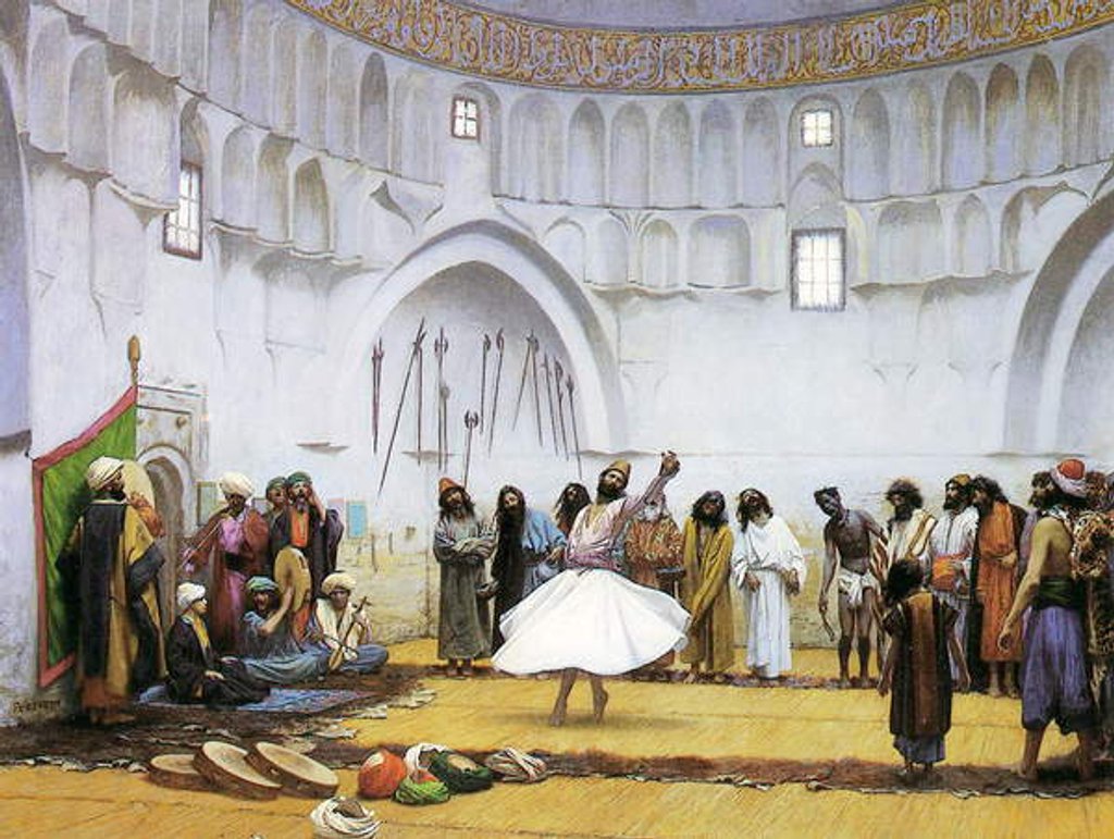 Detail of Whirling Dervishes, c.1895 by Jean Leon Gerome