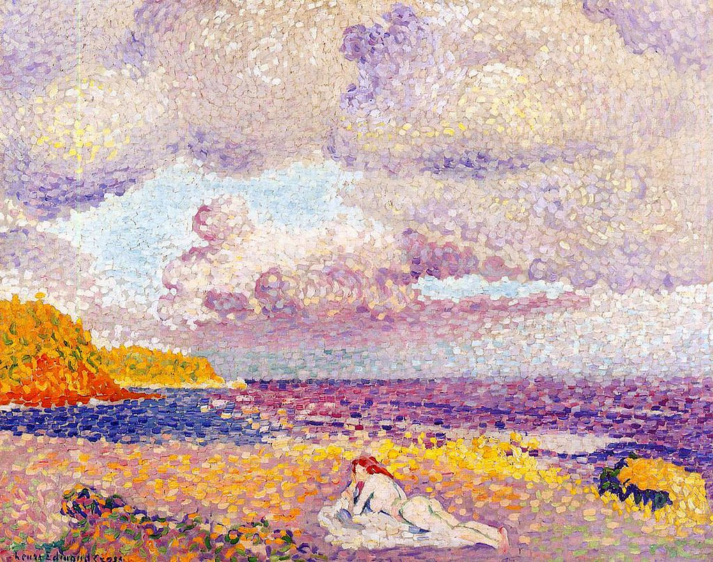 Detail of An Incoming Storm, 1907-08 by Henri-Edmond Cross
