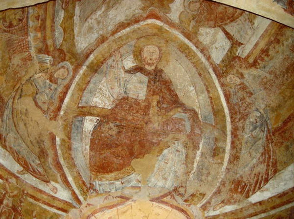 Detail of Christ in majesty by French School