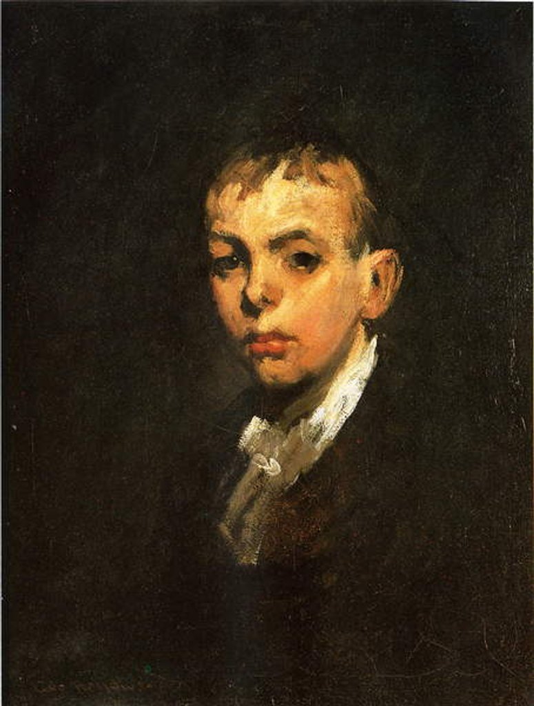 Detail of Portrait of a Boy, c.1905 by George Wesley Bellows