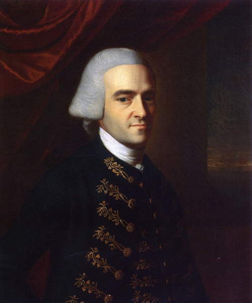 Detail of John Hancock, c.1770-72 by John Singleton Copley