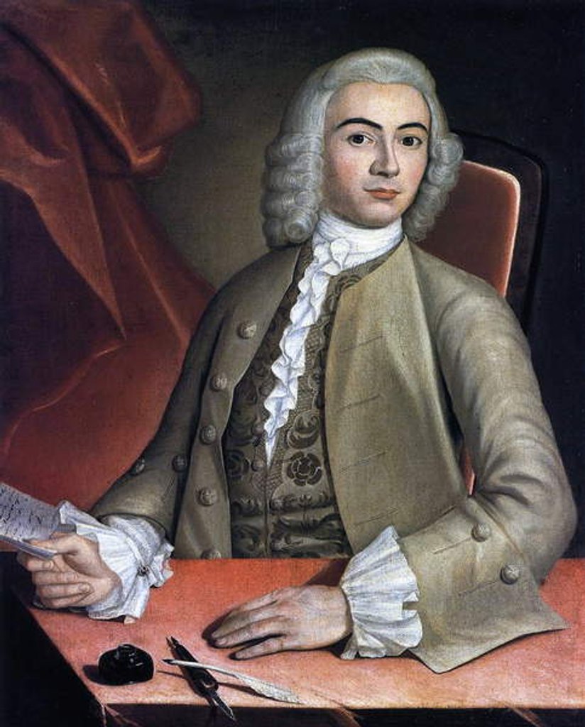 Detail of Charles Pelham, 1753-54 by John Singleton Copley