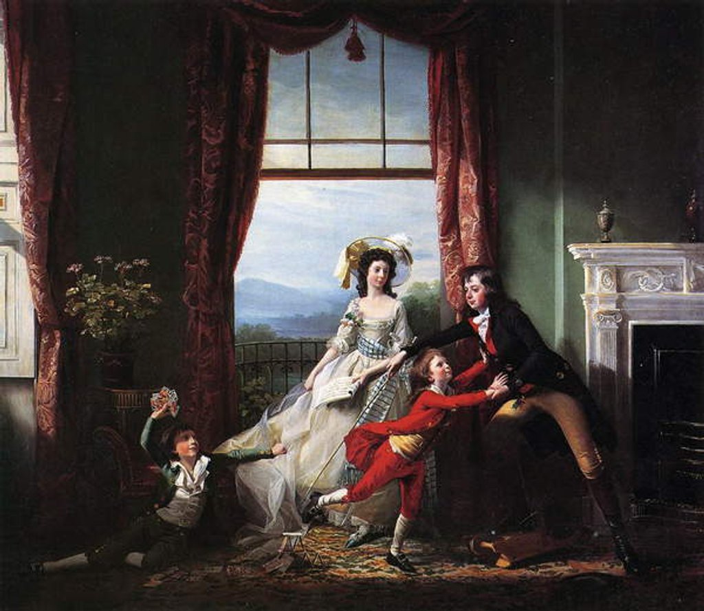 Detail of The Stillwell Family, 1786 by John Singleton Copley