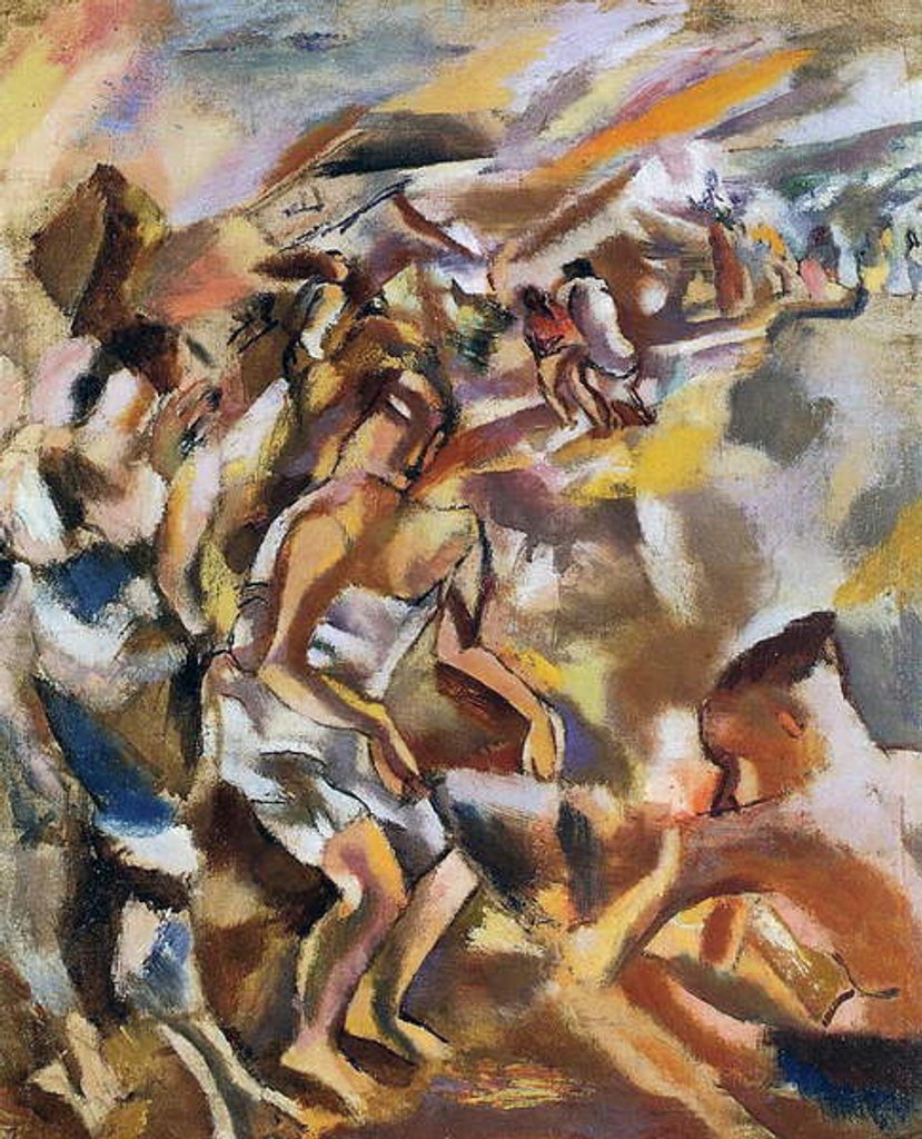 Detail of Cuban Figures, 1917 by Jules Pascin