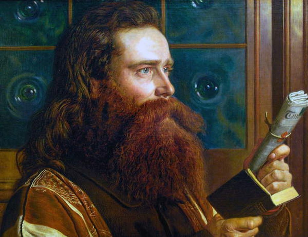 Detail of Henry Wentworth Monk, 1858 by Arthur Hughes