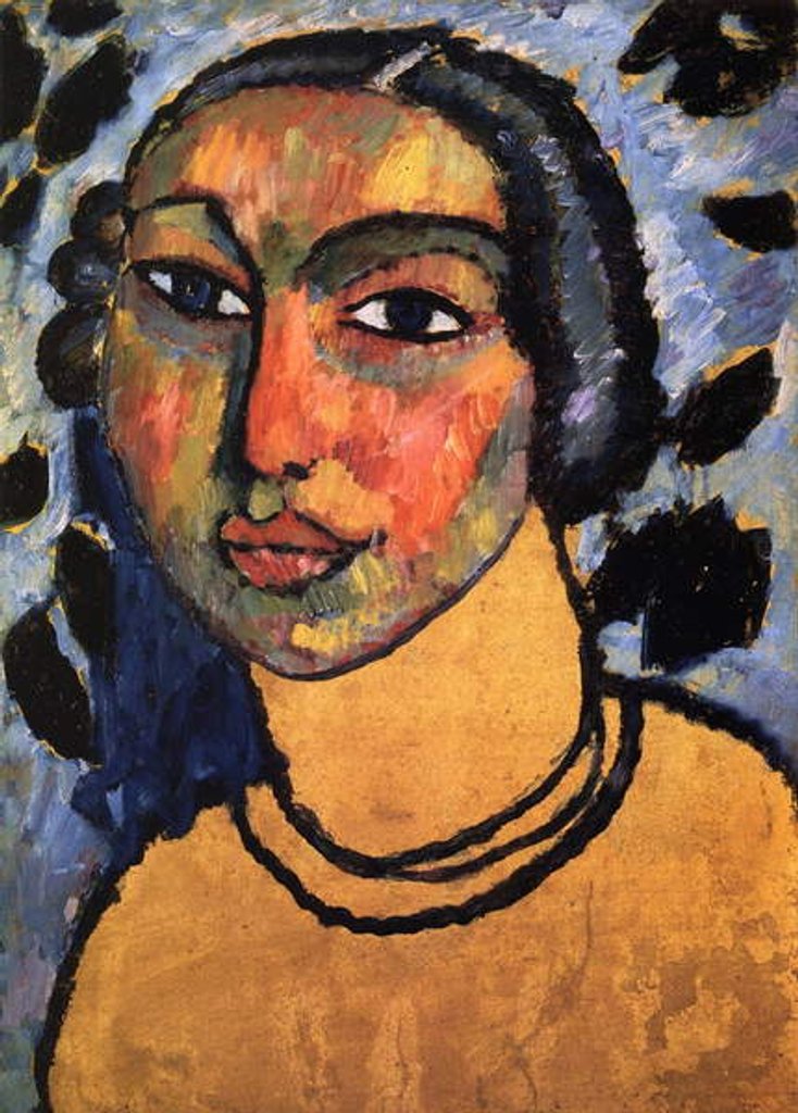 Detail of A Jewish Woman, c.1912 by Alexej von Jawlensky