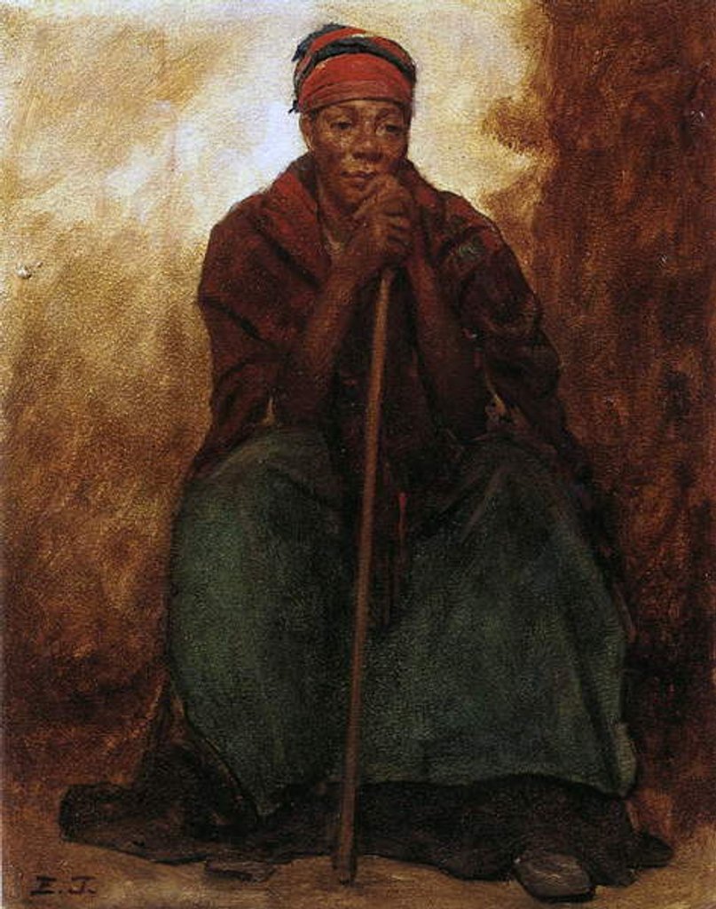 Detail of Dinah, the Black Servant, 1866-69 by Eastman Johnson
