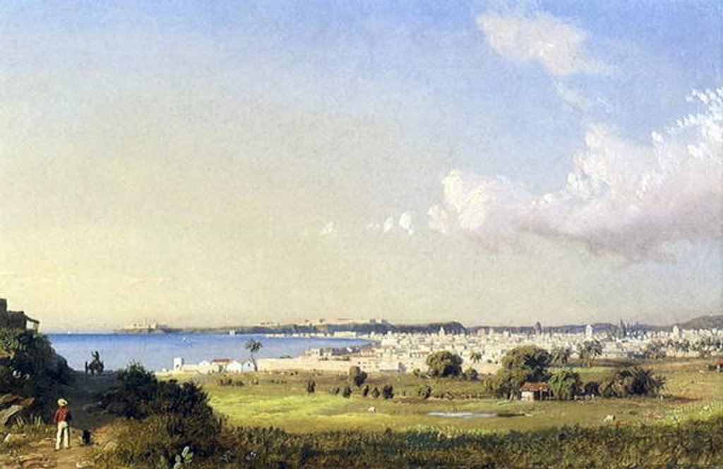 Detail of Havana Bay, Cuba. c.1854-61 by Charles de Wolfe Brownell