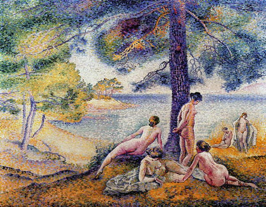 Detail of In the Shade, 1902 by Henri-Edmond Cross
